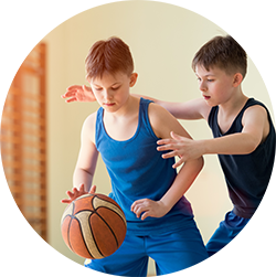 kids sports basketball